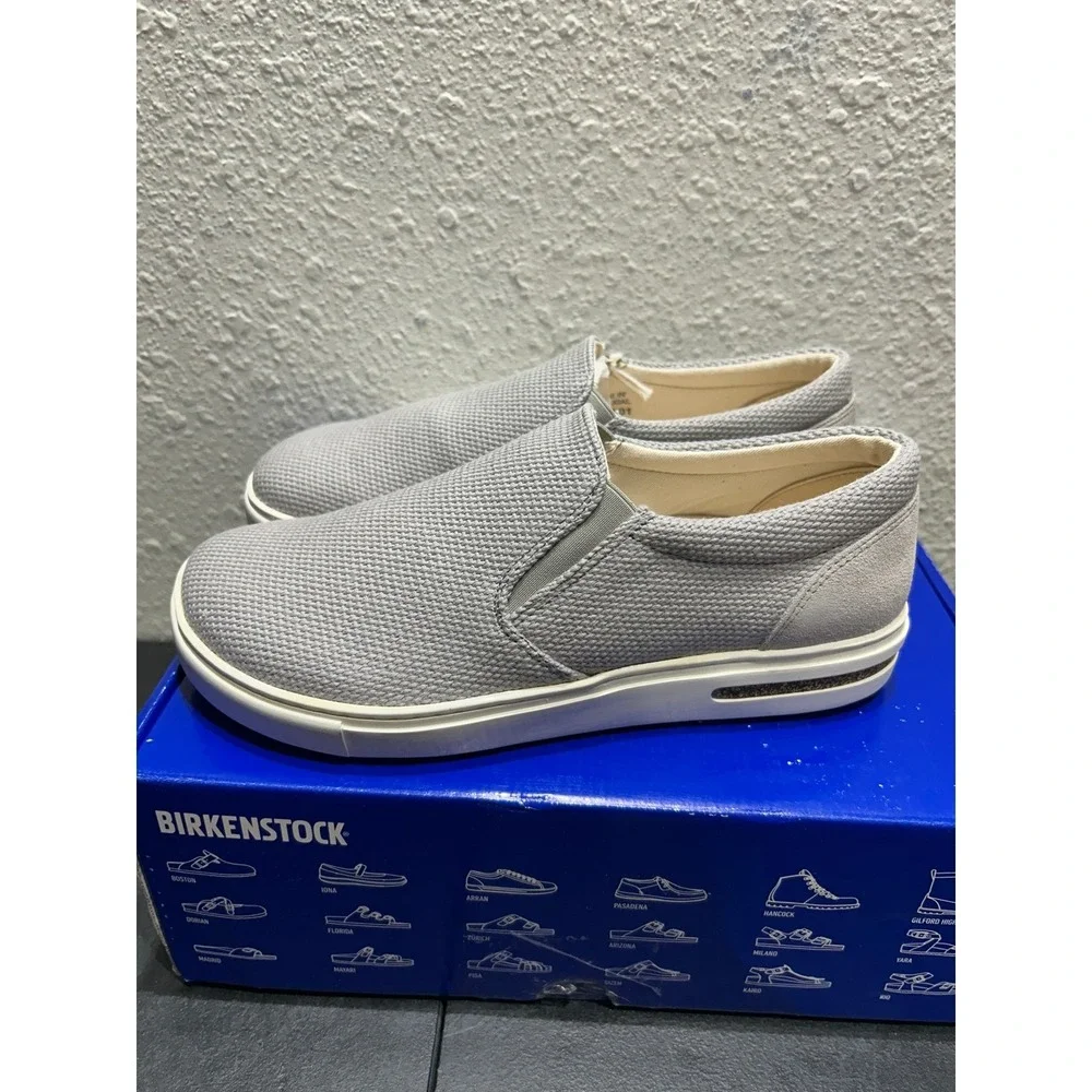 Birkenstock Oswego Textile Suede Whale Gray EU 39 US L8 M6 Unisex